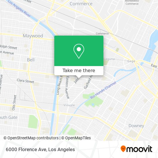6000 Florence Ave map