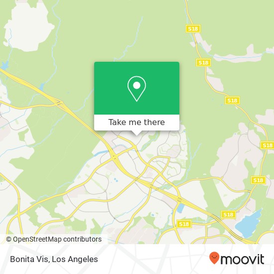 Bonita Vis map
