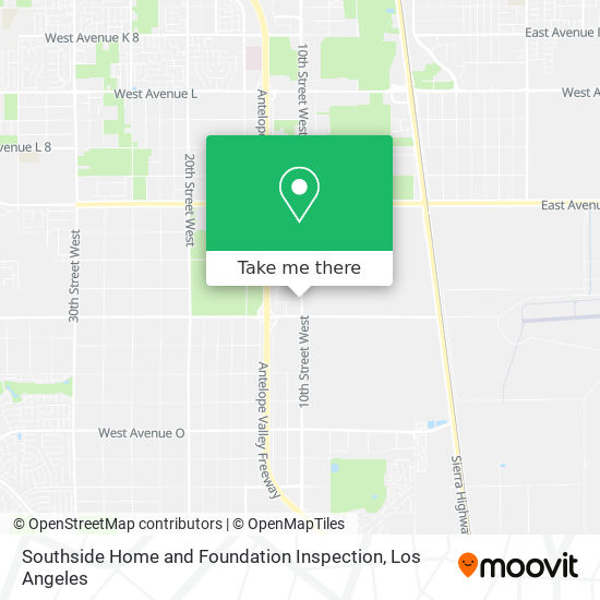 Southside Home and Foundation Inspection map