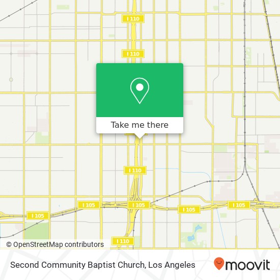 Mapa de Second Community Baptist Church