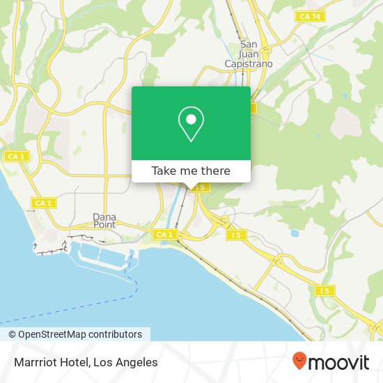 Marrriot Hotel map