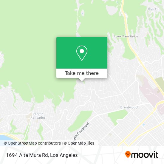 1694 Alta Mura Rd map