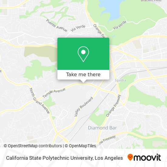 California State Polytechnic University map