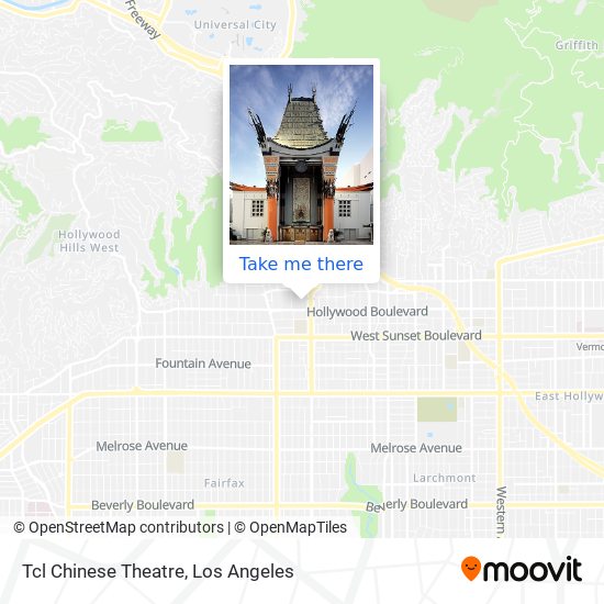 Tcl Chinese Theatre map