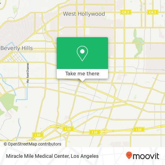 Mapa de Miracle Mile Medical Center