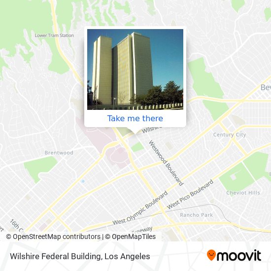 Wilshire Federal Building map