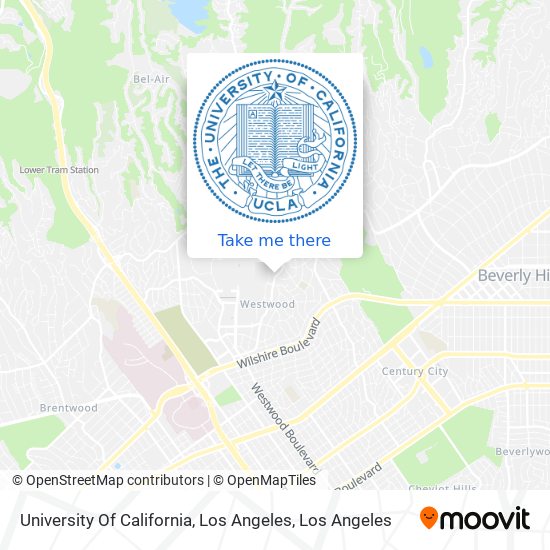 University Of California, Los Angeles map