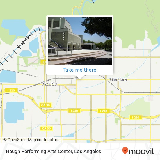 Haugh Performing Arts Center map