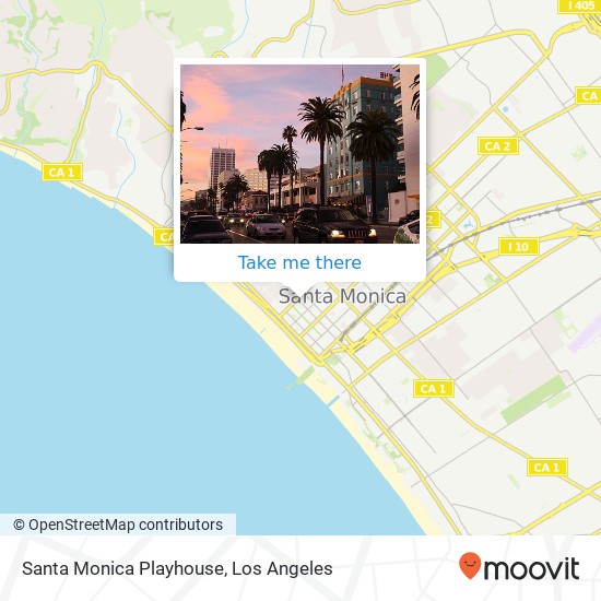 Mapa de Santa Monica Playhouse