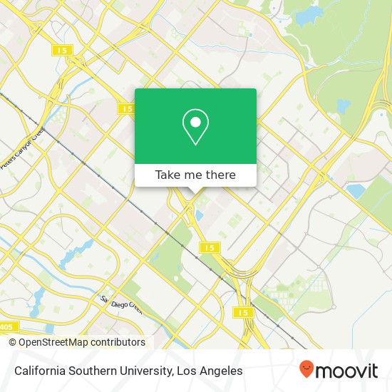 California Southern University map