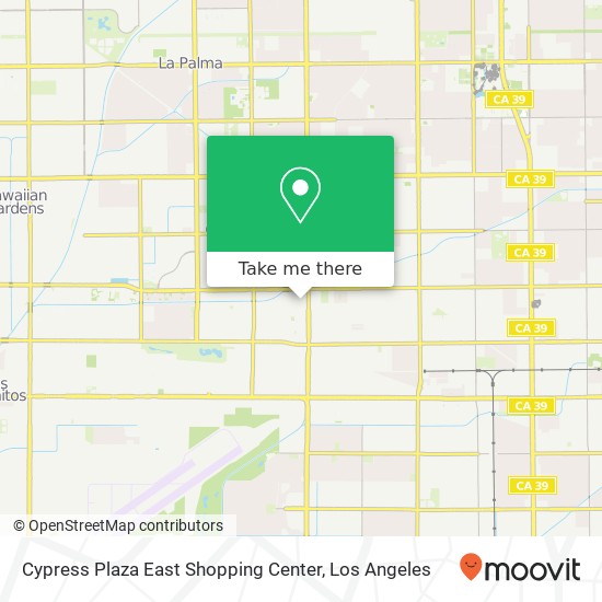 Cypress Plaza East Shopping Center map