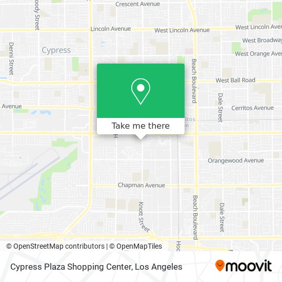 Cypress Plaza Shopping Center map