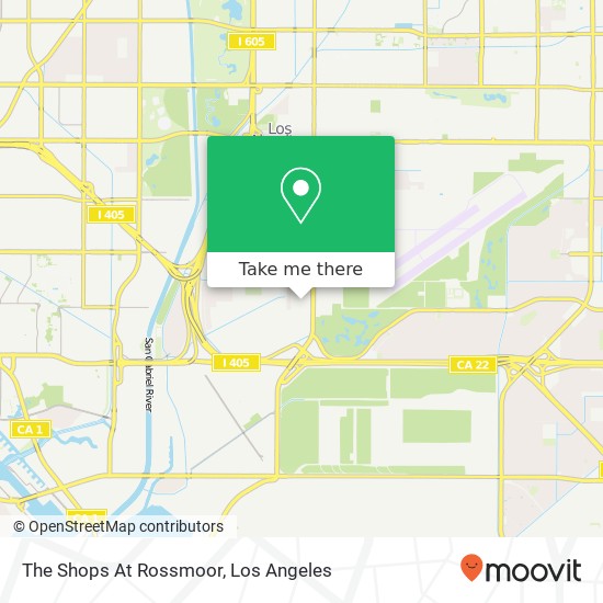 The Shops At Rossmoor map
