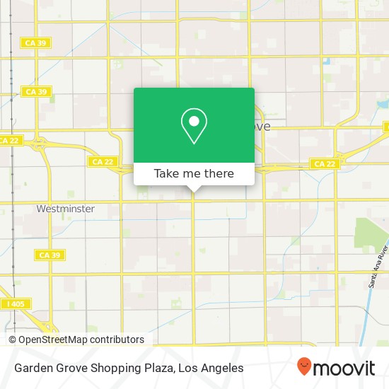 Garden Grove Shopping Plaza map