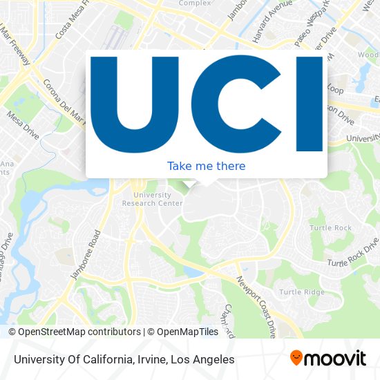 Mapa de University Of California, Irvine