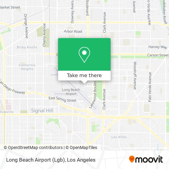 Long Beach Airport (Lgb) map