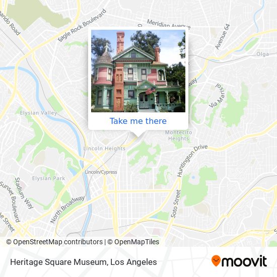 Heritage Square Museum map