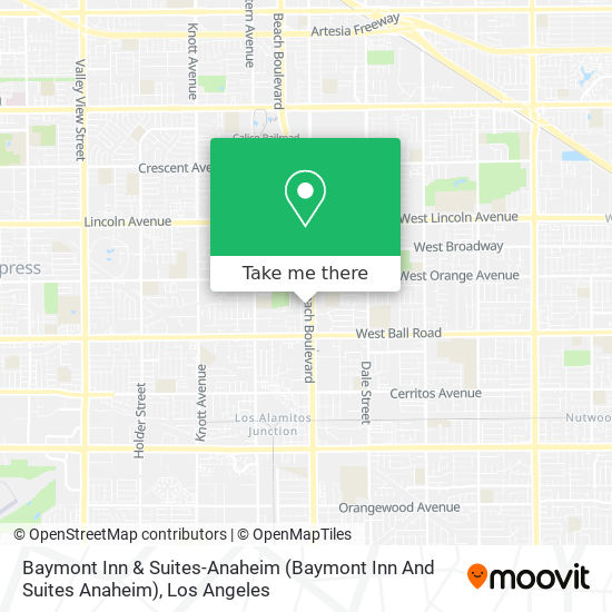 Baymont Inn & Suites-Anaheim map