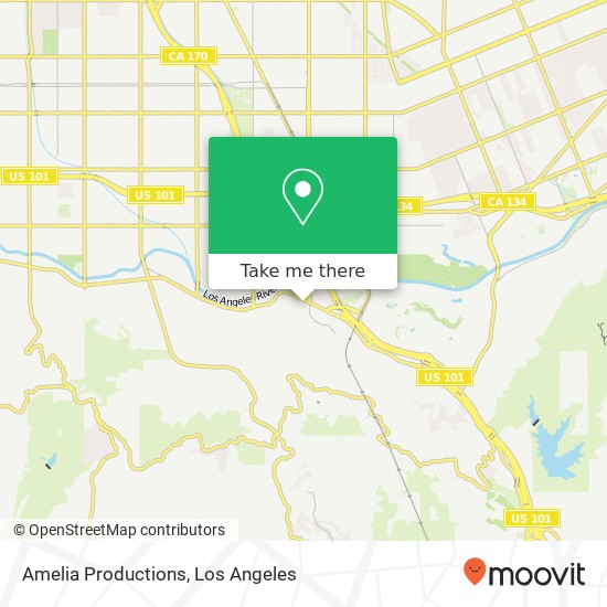 Amelia Productions map