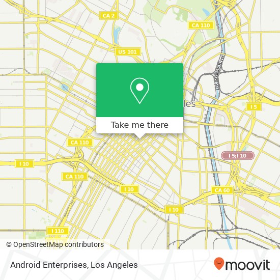 Android Enterprises map