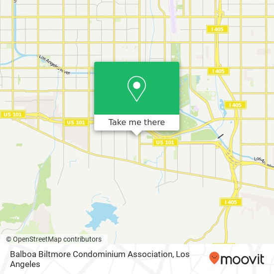 Mapa de Balboa Biltmore Condominium Association