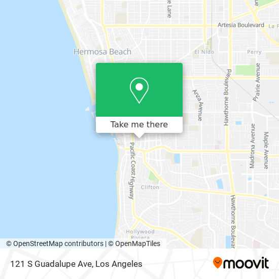 121 S Guadalupe Ave map