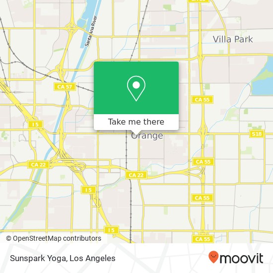Sunspark Yoga map