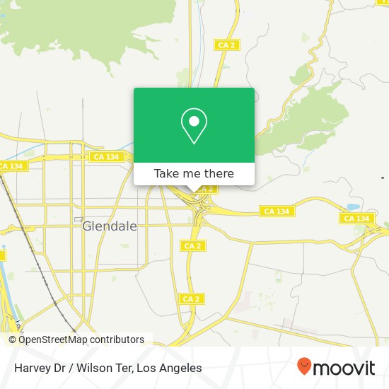 Mapa de Harvey Dr / Wilson Ter