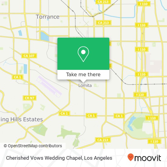 Cherished Vows Wedding Chapel map