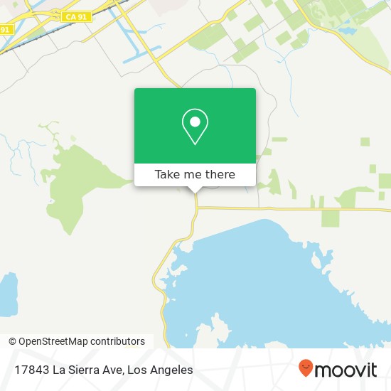 17843 La Sierra Ave map