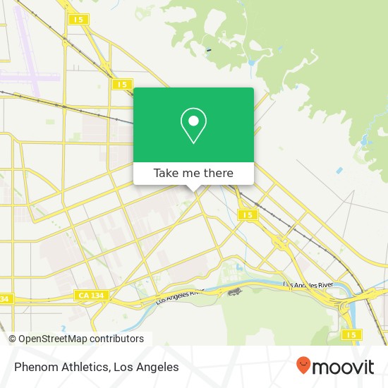 Phenom Athletics map