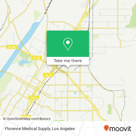 Mapa de Florence Medical Supply