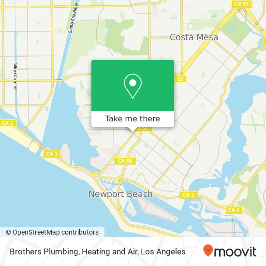 Brothers Plumbing, Heating and Air map
