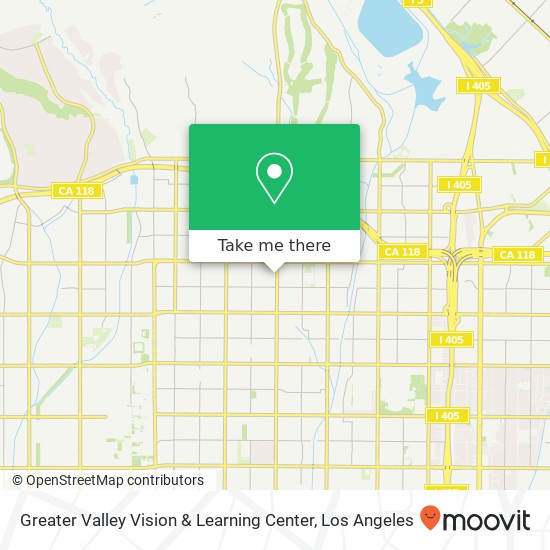 Greater Valley Vision & Learning Center map