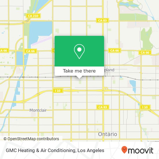 GMC Heating & Air Conditioning map