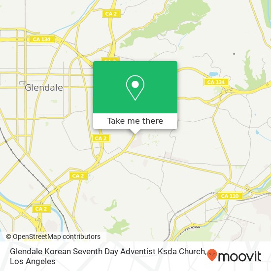 Glendale Korean Seventh Day Adventist Ksda Church map