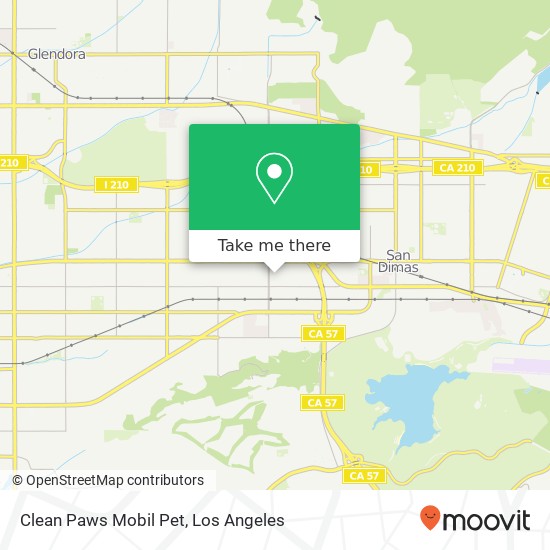 Mapa de Clean Paws Mobil Pet