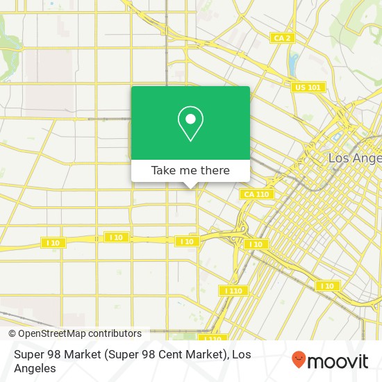 Super 98 Market map