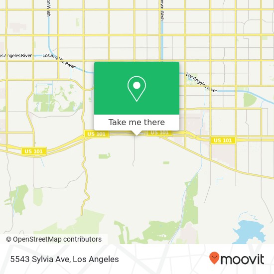 Mapa de 5543 Sylvia Ave