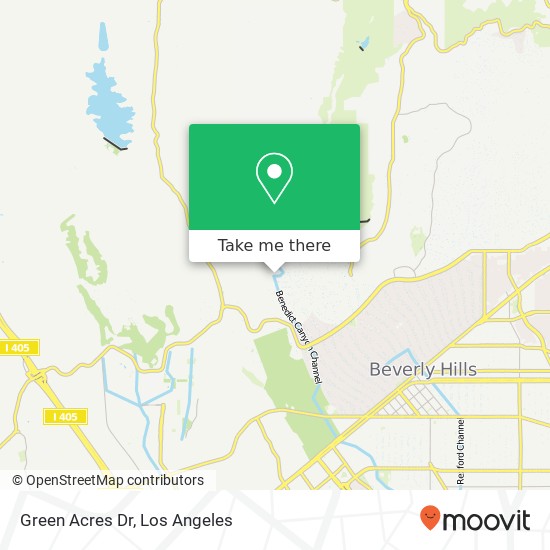 Green Acres Dr map