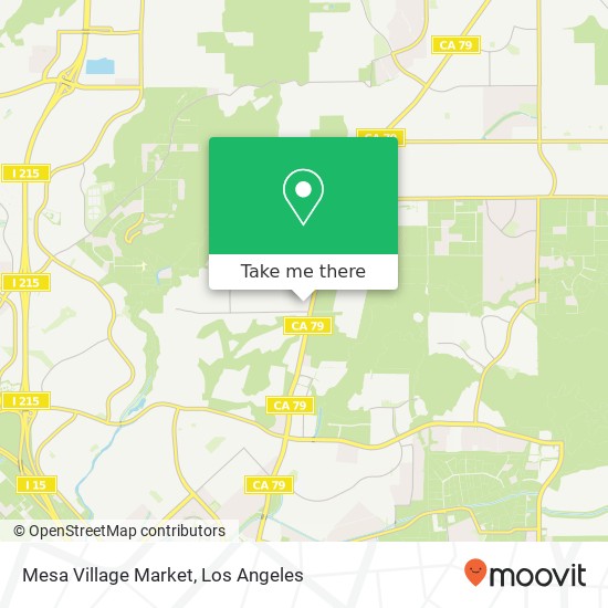 Mapa de Mesa Village Market