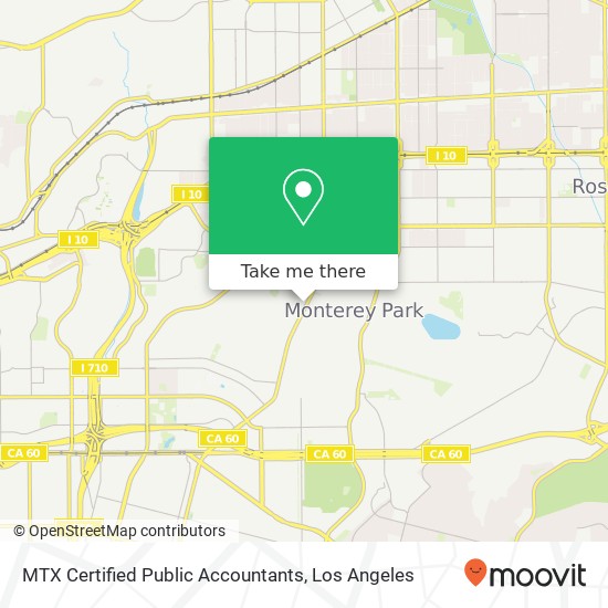 MTX Certified Public Accountants map