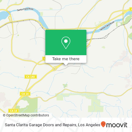 Mapa de Santa Clarita Garage Doors and Repairs