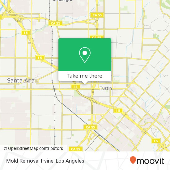 Mold Removal Irvine map