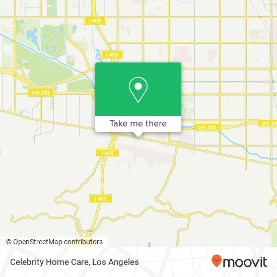 Mapa de Celebrity Home Care
