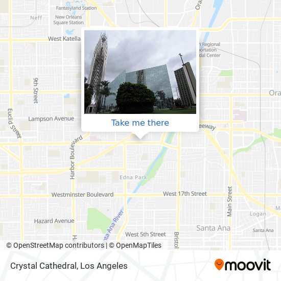 Crystal Cathedral map