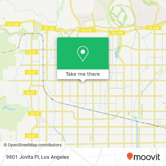 9801 Jovita Pl map