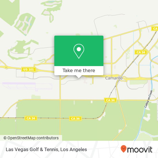 Mapa de Las Vegas Golf & Tennis