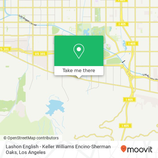 Lashon English - Keller Williams Encino-Sherman Oaks map