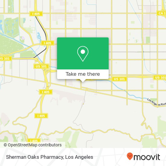 Mapa de Sherman Oaks Pharmacy